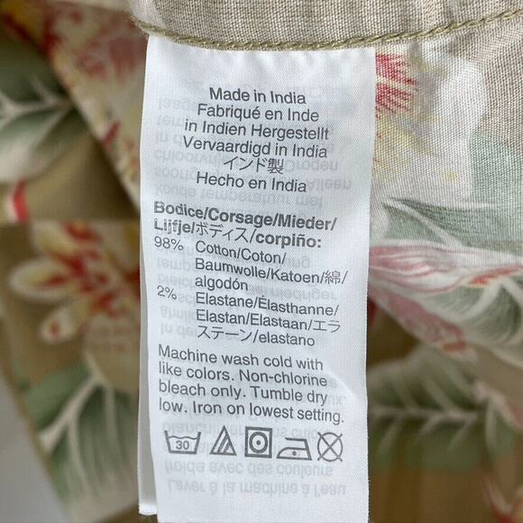 J Crew Floral Hawaiian Print Casual Short Sleeve Flex Shirt Slim Fit Medium Mens - Picture 6 of 7